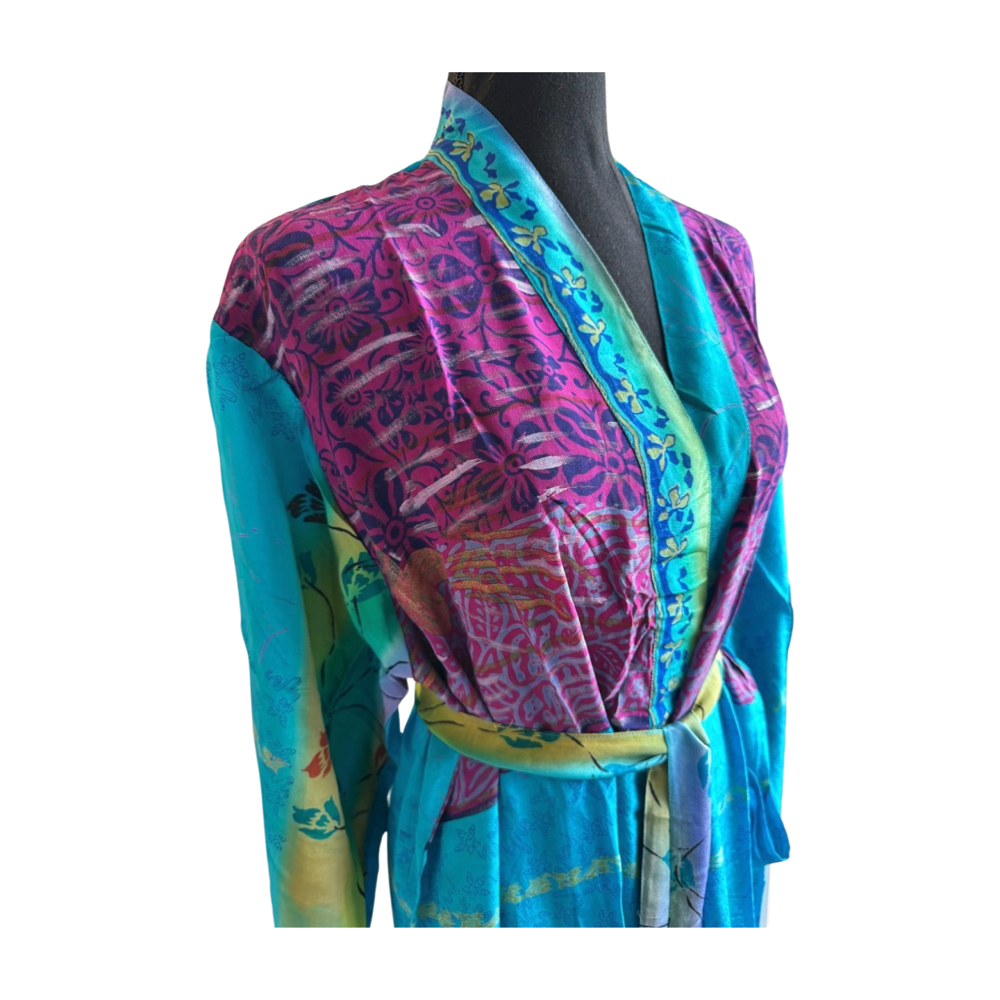 Silk Patchwork Kimono #58 - Isabel Harris