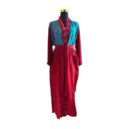 Silk Patchwork Kimono #49 - Isabel Harris