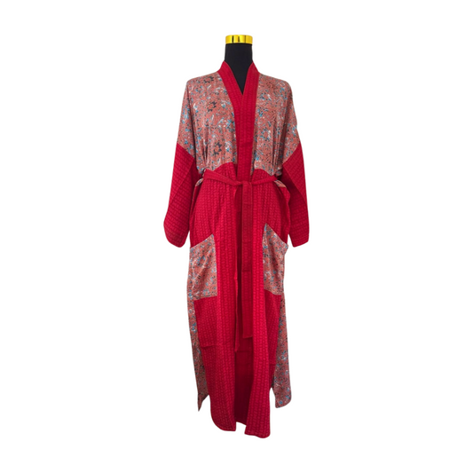 Silk Patchwork Kimono #17