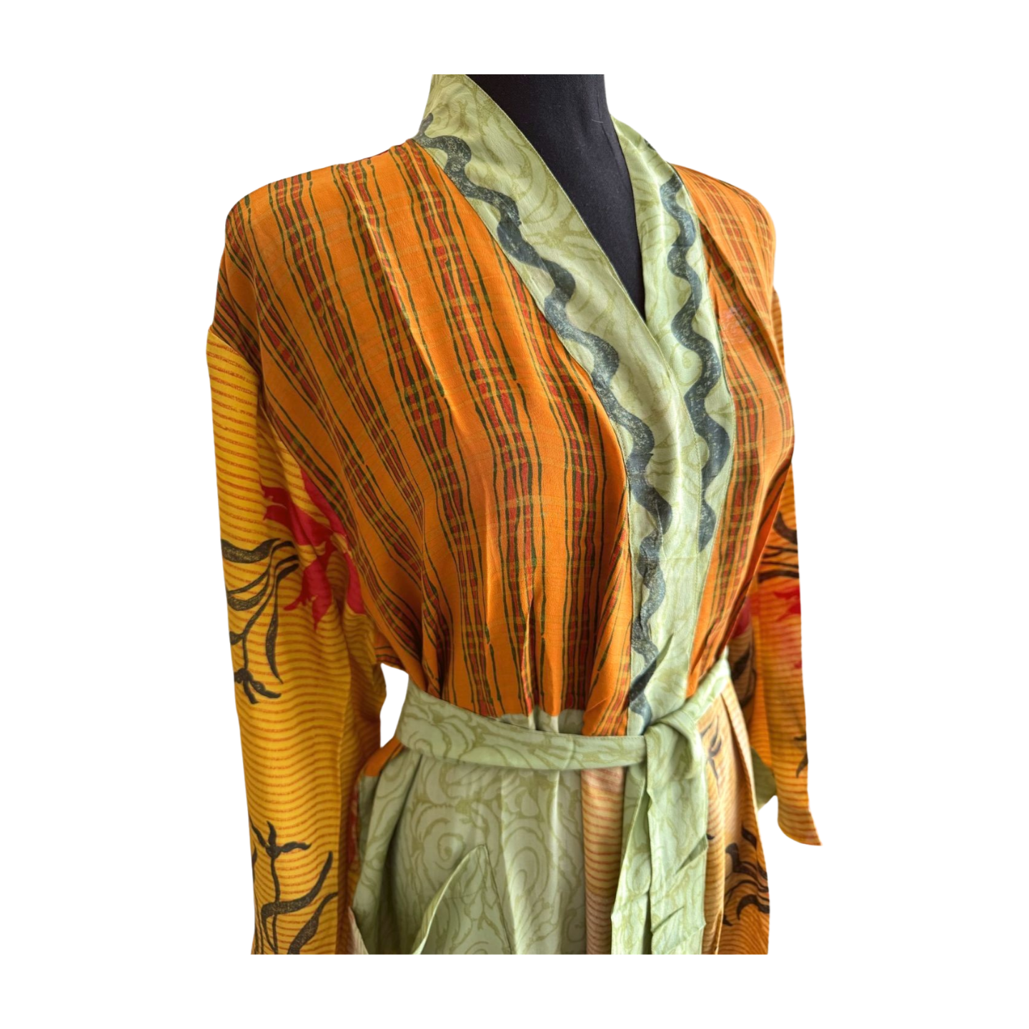 Silk Patchwork Kimono #45 - Isabel Harris