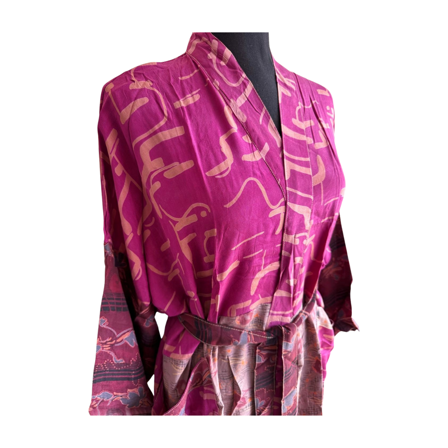 Silk Patchwork Kimono #44 - Isabel Harris