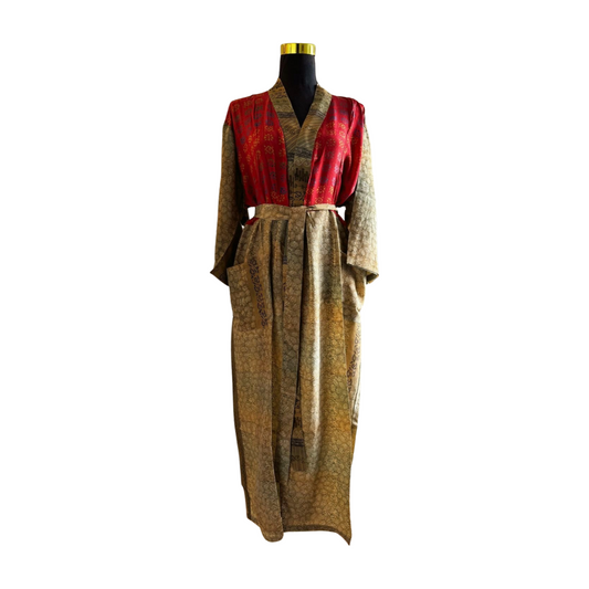 Silk Patchwork Kimono #51 - Isabel Harris