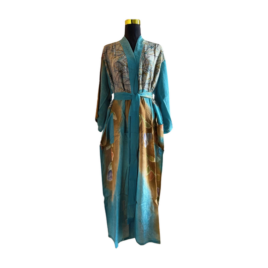 Silk Patchwork Kimono #33
