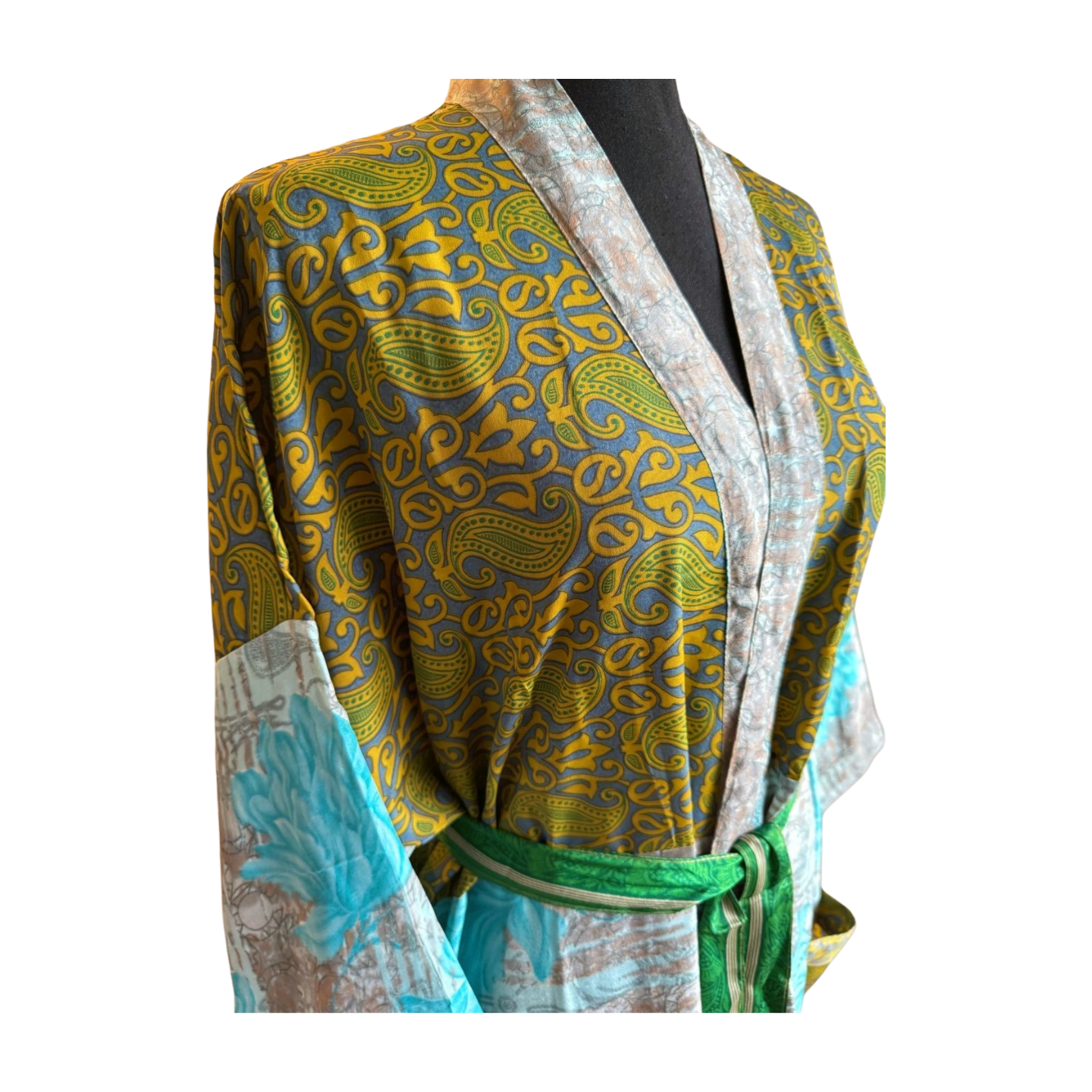 Silk Patchwork Kimono #52 - Isabel Harris
