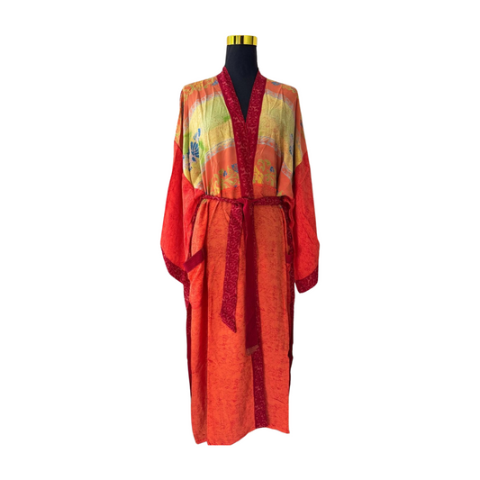 Silk Patchwork Kimono #24