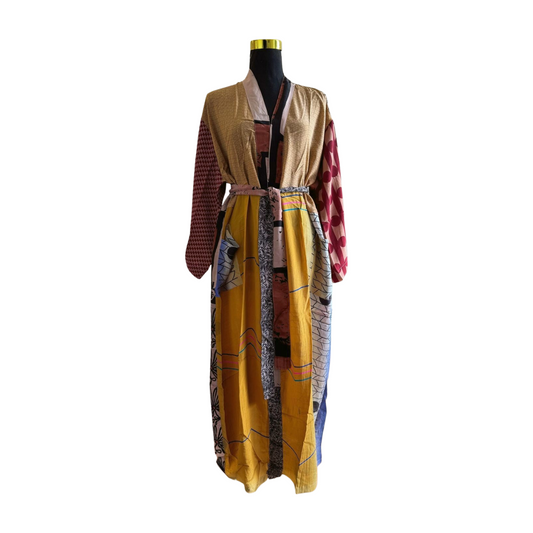 Silk Patchwork Kimono #40