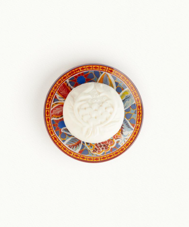 Fragonard Grenade Pivoine Soap & Dish Set