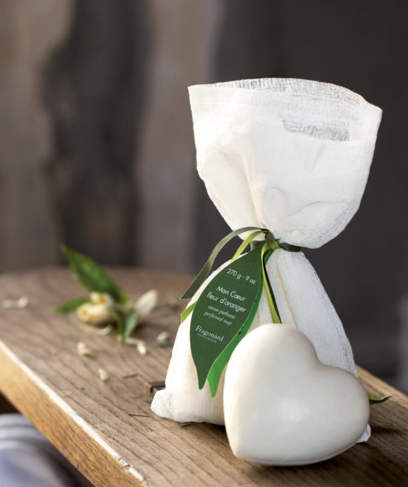 Fragonard Fleur d'Oranger Heart Soap 270g