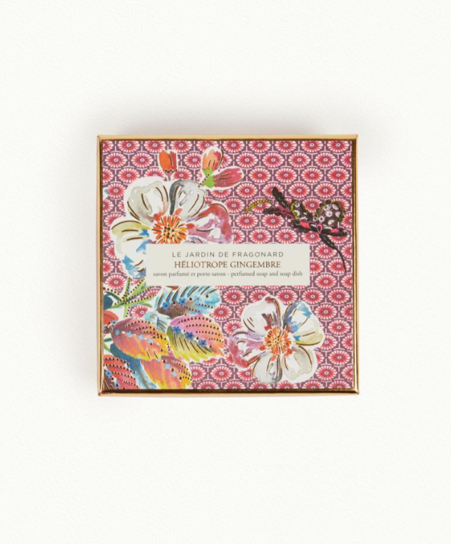 Fragonard Heliotrope Gingembre Soap & Dish Set