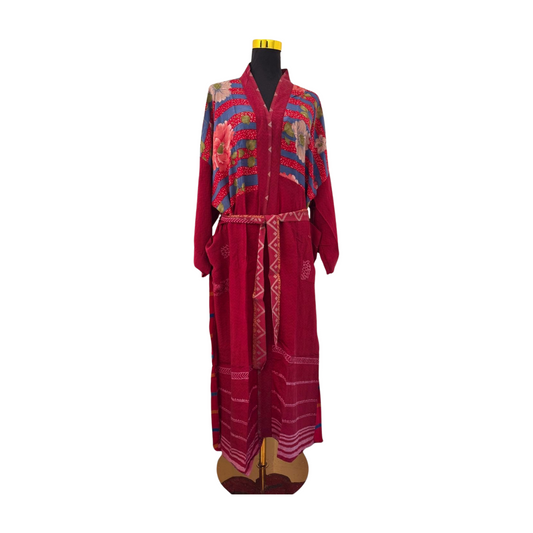Silk Patchwork Kimono #11