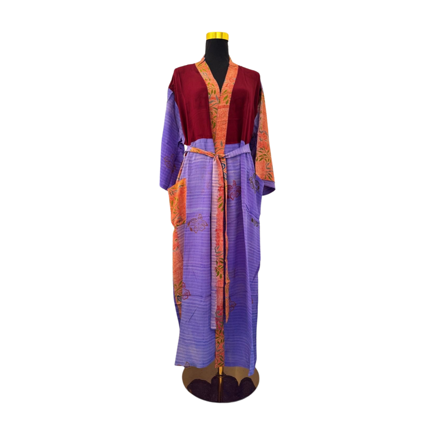 Silk Patchwork Kimono #13
