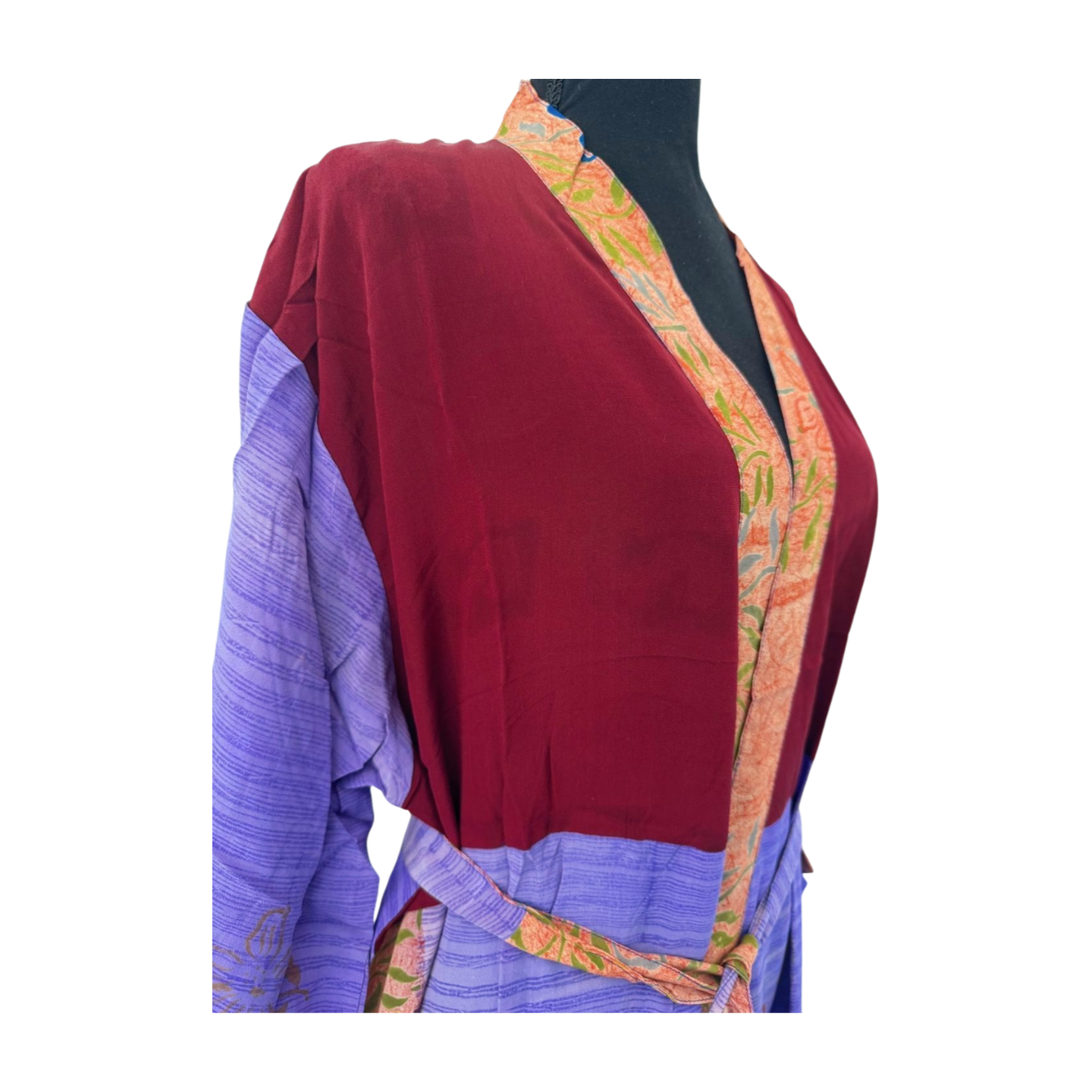 Silk Patchwork Kimono #13
