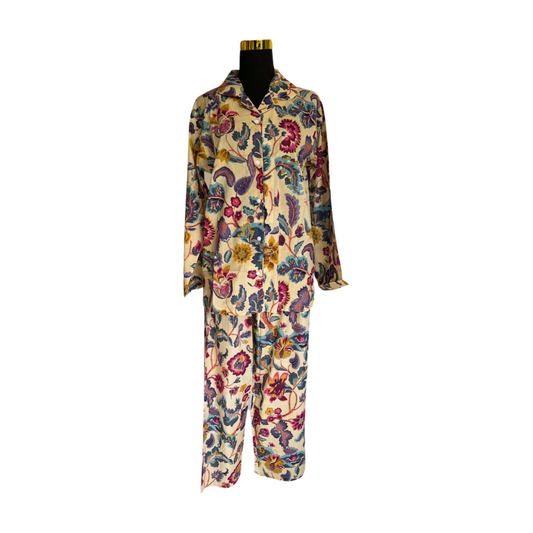 Cotton Long Sleeved Pyjamas - Isabel Harris