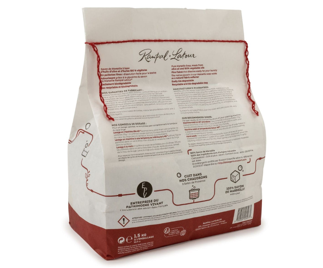 Rampal Latour Laundry Soap Flakes 750g – Olive Oil