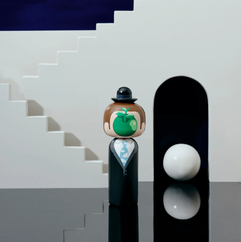 Lucie Kaas Designer Kokeshi - René Magritte