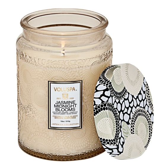 Voluspa Candle Jasmine Midnight Blooms 100hr - Isabel Harris