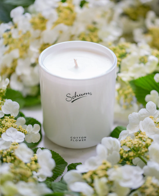 Sohum Scented Candle Cotton Flower