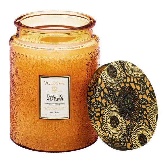 Voluspa Candle Baltic Amber 100hr - Isabel Harris