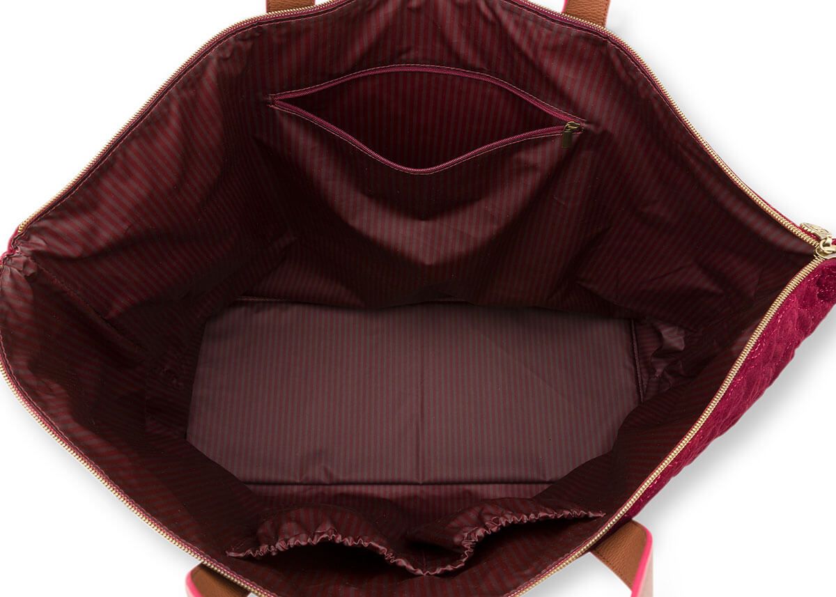 Pip Studio Quiltey Days Tote Bag - Red - Isabel Harris