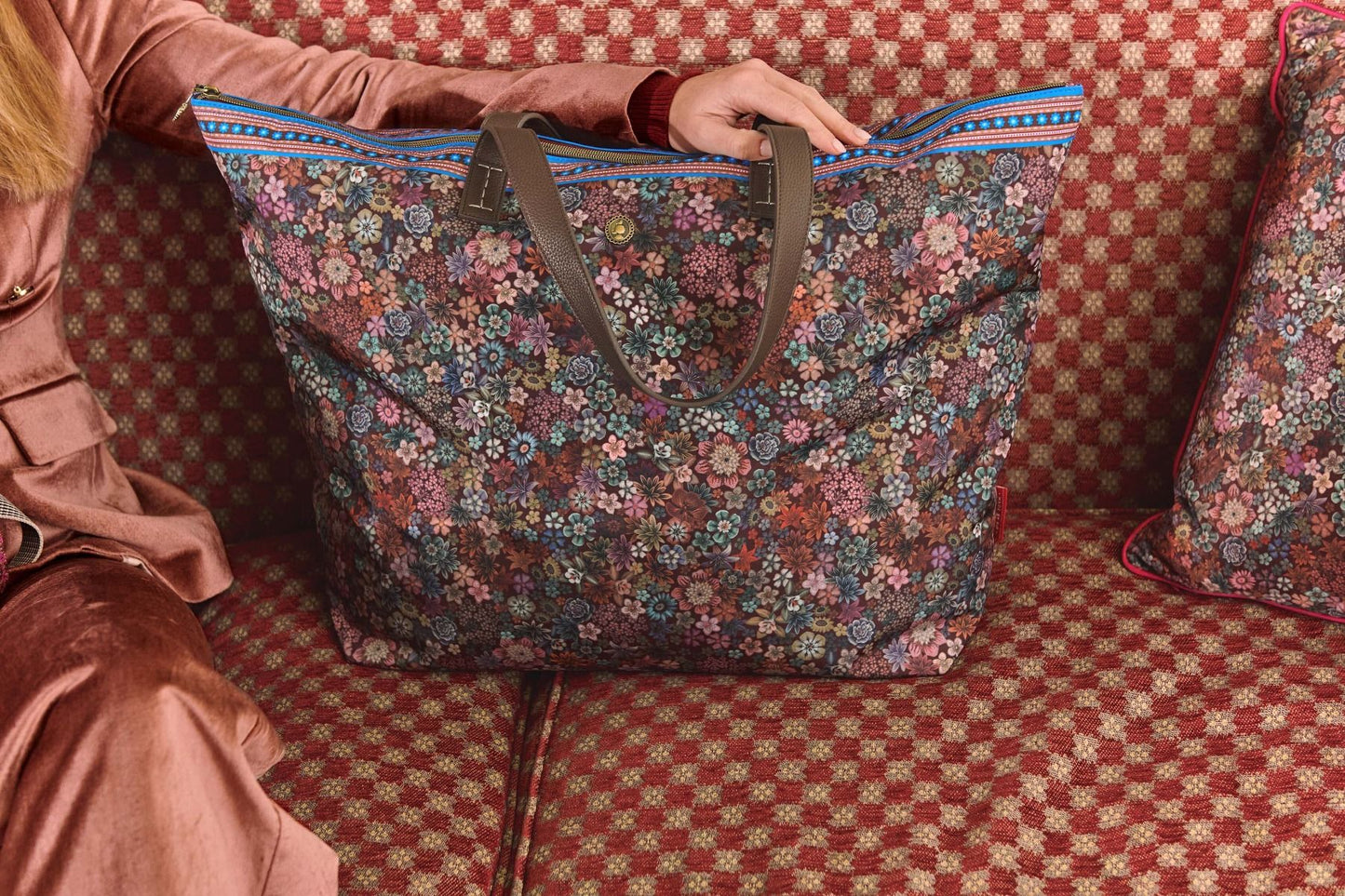 Pip Studio Tutti i Fiori Tote Bag - Pink