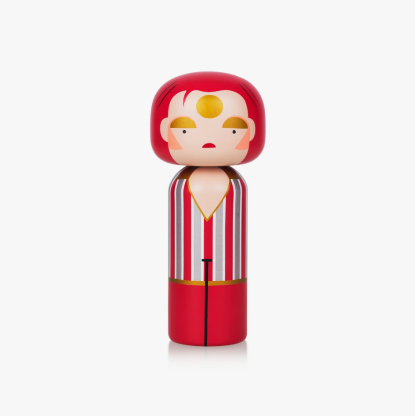 Lucie Kaas Designer Kokeshi - Ziggy Stardust