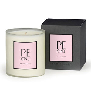Archipelago Scented Soy Candle 90 hour Peony - Isabel Harris