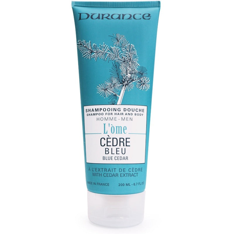 Durance Men's Shower Gel / Shampoo Blue Cedar - Isabel Harris