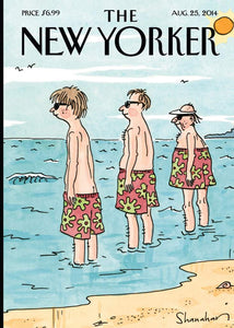 Greeting Card -  New Yorker At the Beach - Isabel Harris