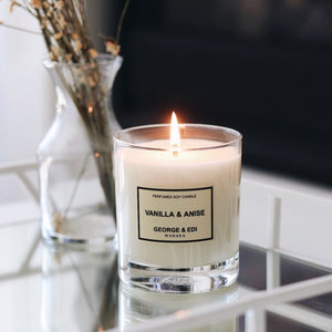 George and Edi Candle Vanilla Anise - Isabel Harris