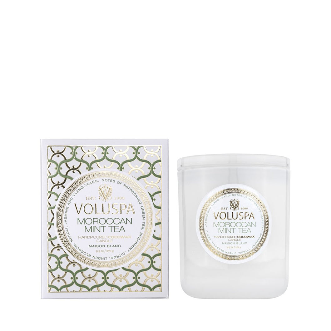 Voluspa Candle - Moroccan Mint Classic Boxed - Isabel Harris